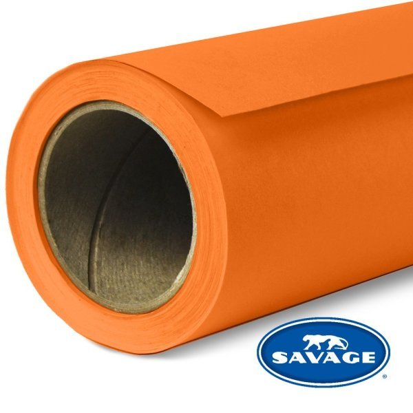 Savage (U.S.A) Stüdyo Kağıt Fon Orange 272x1100 cm