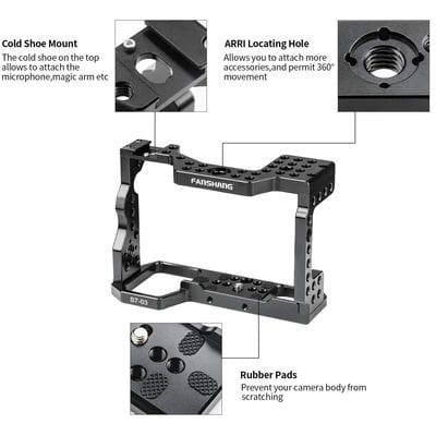 Viltrox FANSHANG Sony A7III/A7RIII/A7II İçin Kamera Kafesi