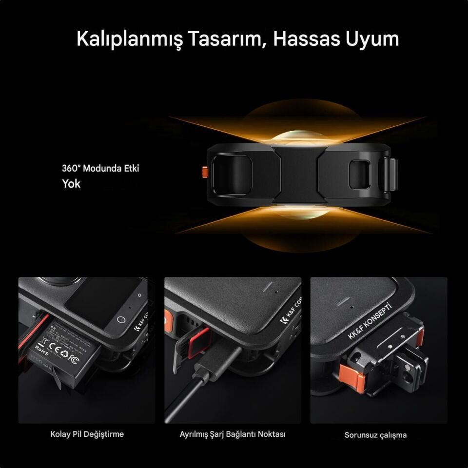 K&F Concept Osmo 360 Uyumlu Metal Kafes