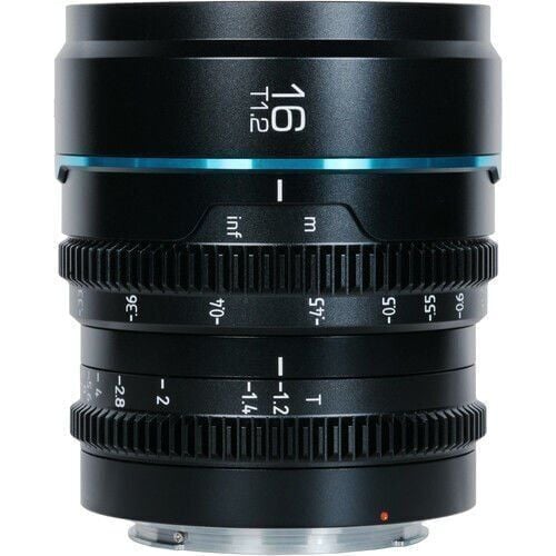 Sirui Nightwalker 16mm T1.2 S35 Cine Lens (X Mount, Siyah)