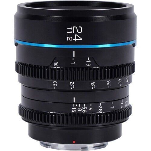 Sirui Nightwalker 24mm T1.2 S35 Cine Lens (E Mount, Siyah)
