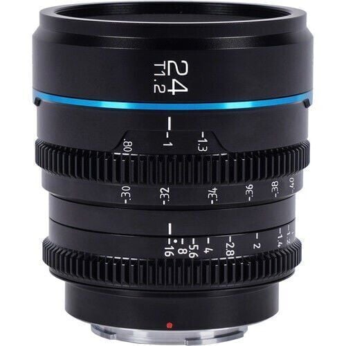 Sirui Nightwalker 24mm T1.2 S35 Cine Lens (E Mount, Siyah)