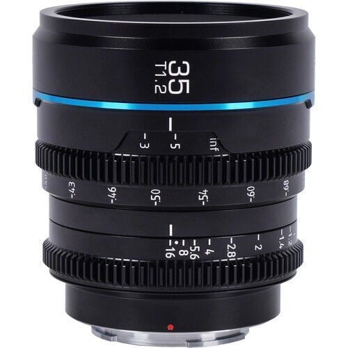 Sirui Nightwalker 35mm T1.2 S35 Cine Lens (E Mount, Siyah)