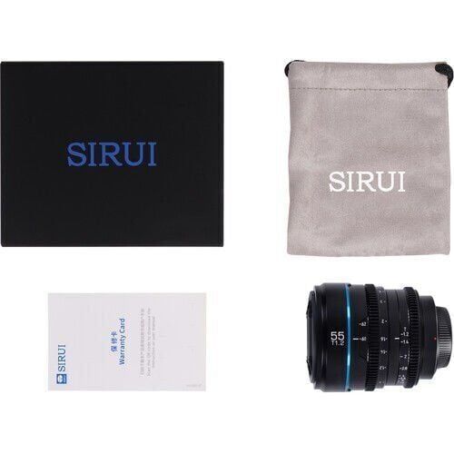 Sirui Nightwalker 55mm T1.2 S35 Cine Lens (X Mount, Siyah)