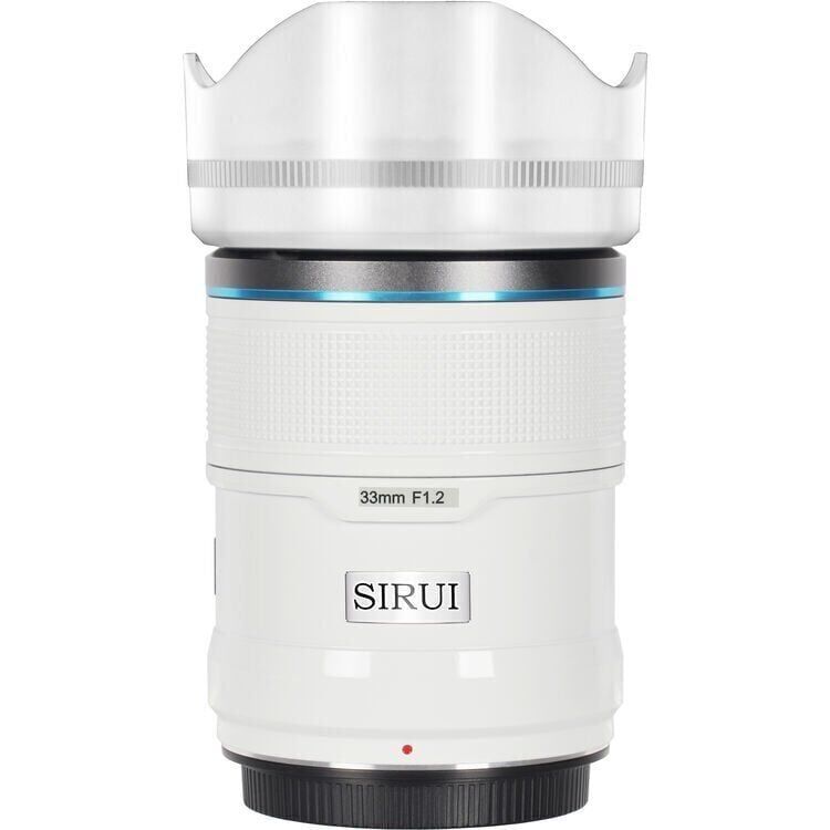 Sirui Sniper 33mm F1.2 APS-C Auto-Focus Lens (X Mount, Beyaz)