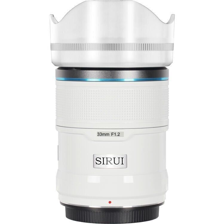 Sirui Sniper 33mm F1.2 APS-C Auto-Focus Lens (X Mount, Beyaz)