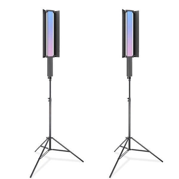 Gdx LP550 RGB Fotoğrafçılık ve Video için Renkli Işık Çubuğu İkili Set